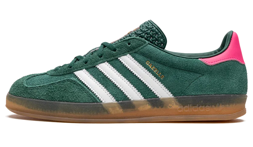 Adidas GAZELLE INDOOR “Collegiate Green / Lucid Pink” (IG5929)