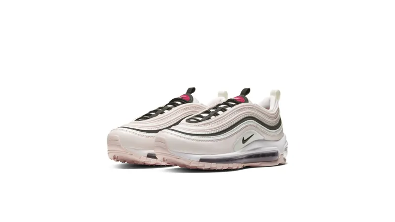 Nike Air Max 97 Light Soft Pink Black (W) Light Soft Pink/Summit White-Gym Red-Black (921733-603)