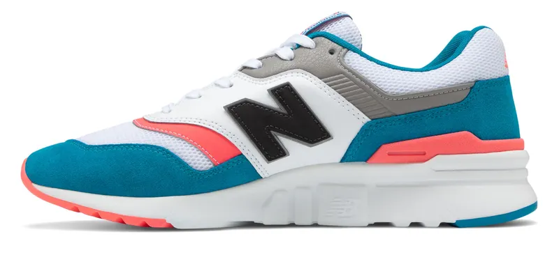 New Balance 997 White Aqua White/Aqua (CM997HCS)