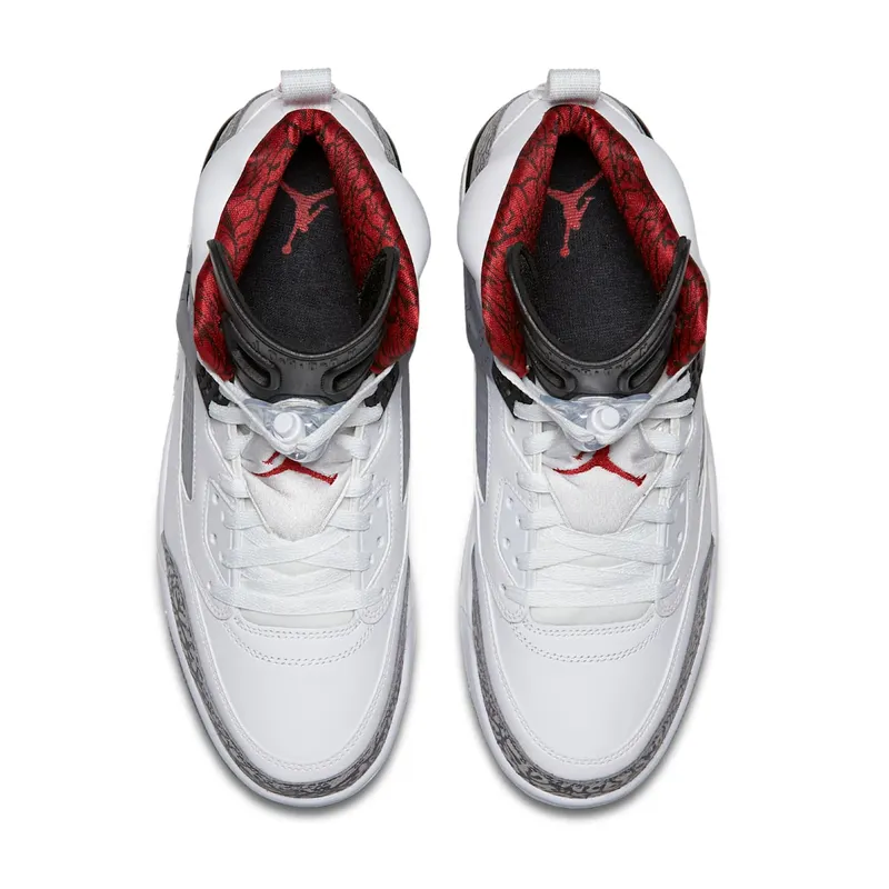 Jordan Spizike White Cement (2017) White/Varsity Red-Cement Grey-Black-Dark Grey (315371-122)