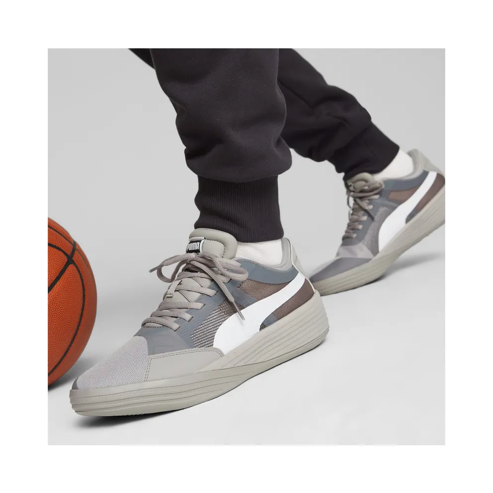 Puma Clyde All-Pro Team Basketball Shoes Grey/White (19550908)