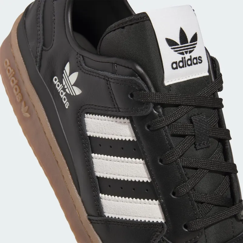 Adidas Forum Low Sneakers Core Black / Cloud White / Gum M2 (JQ0208)