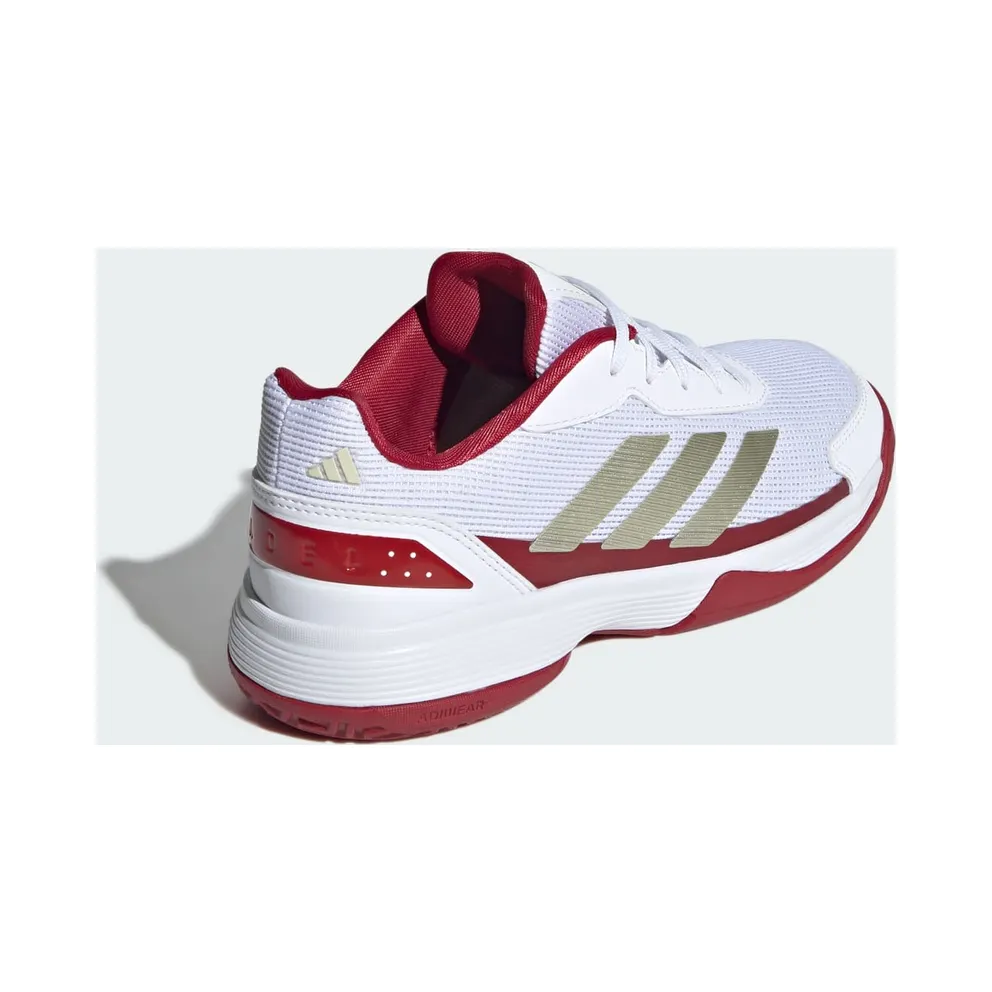 Adidas Crazyquick Kids Padel Cloud White / Ice Gold Met. / Cloud White (JQ9274)