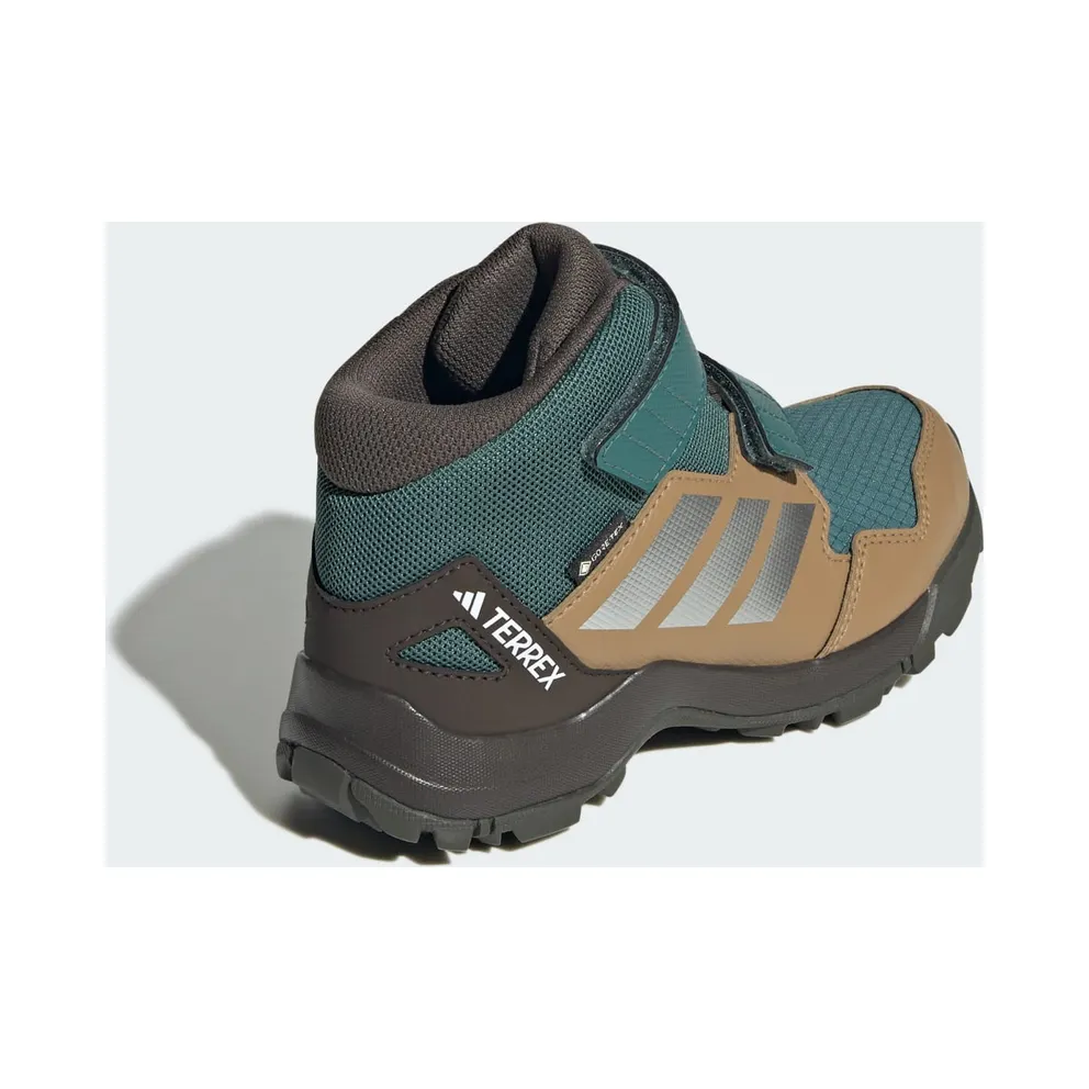 Adidas Terrex Skychaser Mid GORE-TEX Hiking Shoes Kids Preloved Teal / Matte Silver / Cardboard (JS2092)