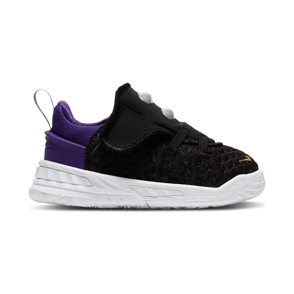 Nike LeBron 18 TD ‘Lakers’ Black/Court Purple/White/Metallic Gold (CT4706-004)