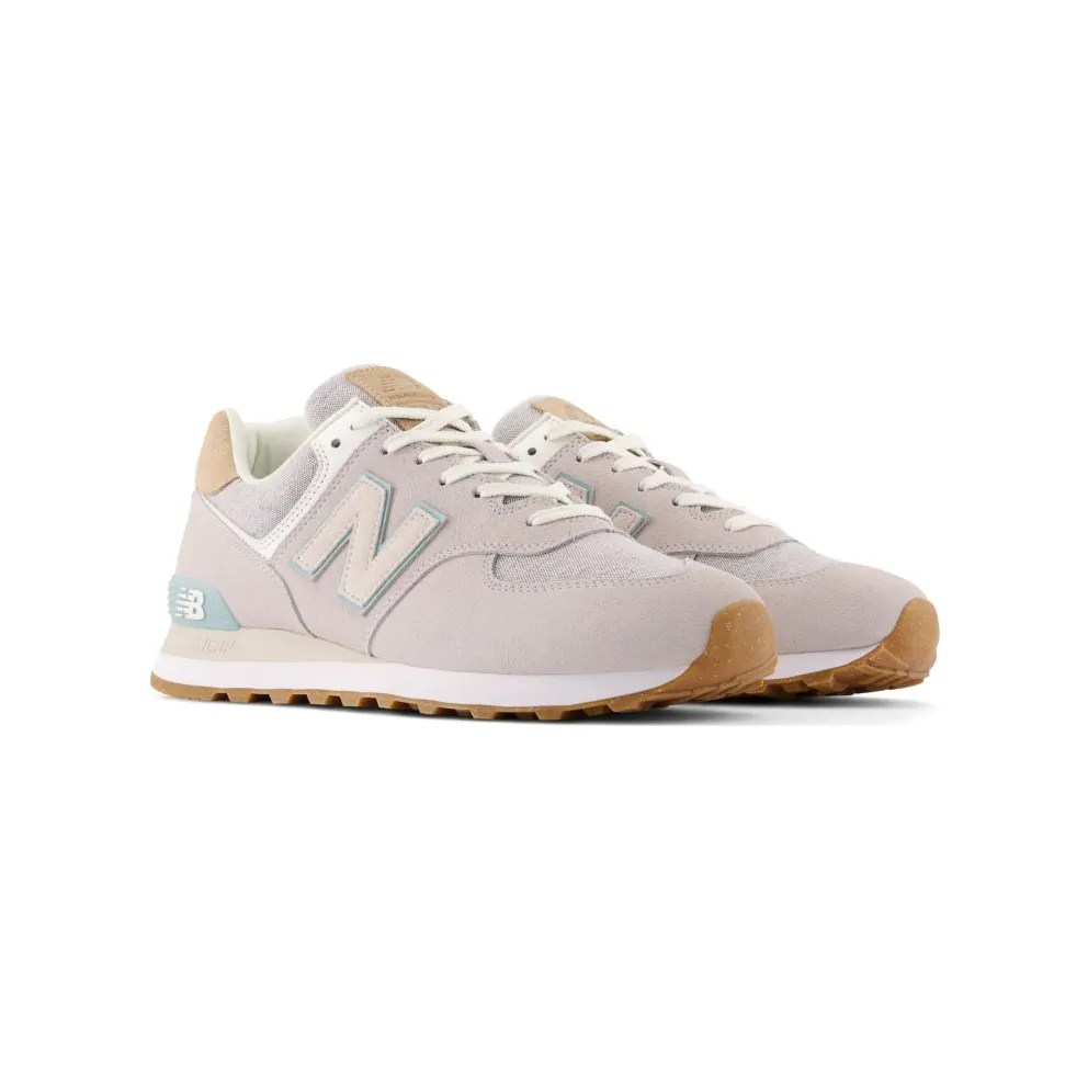 New Balance 574 Grey White Light Blue Gum (U574SG2)