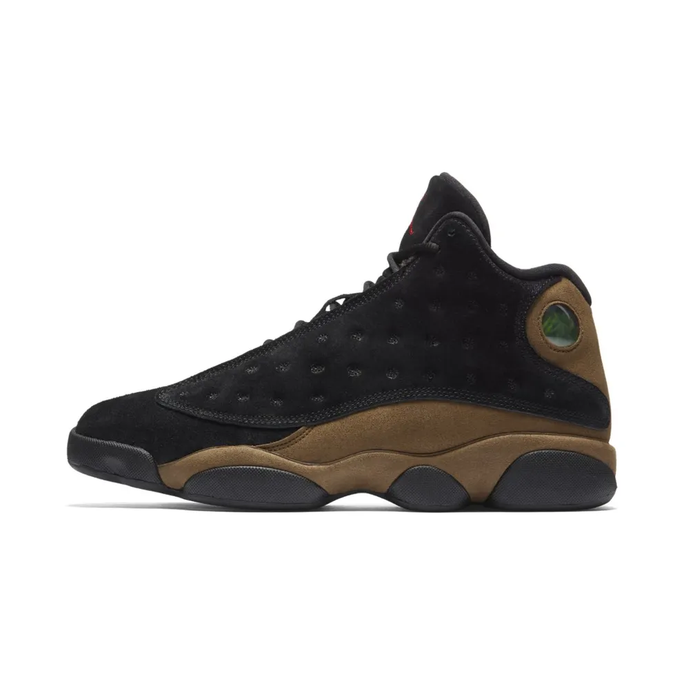 Jordan 13 Retro Olive Black/True Red-Light Olive (414571-006)