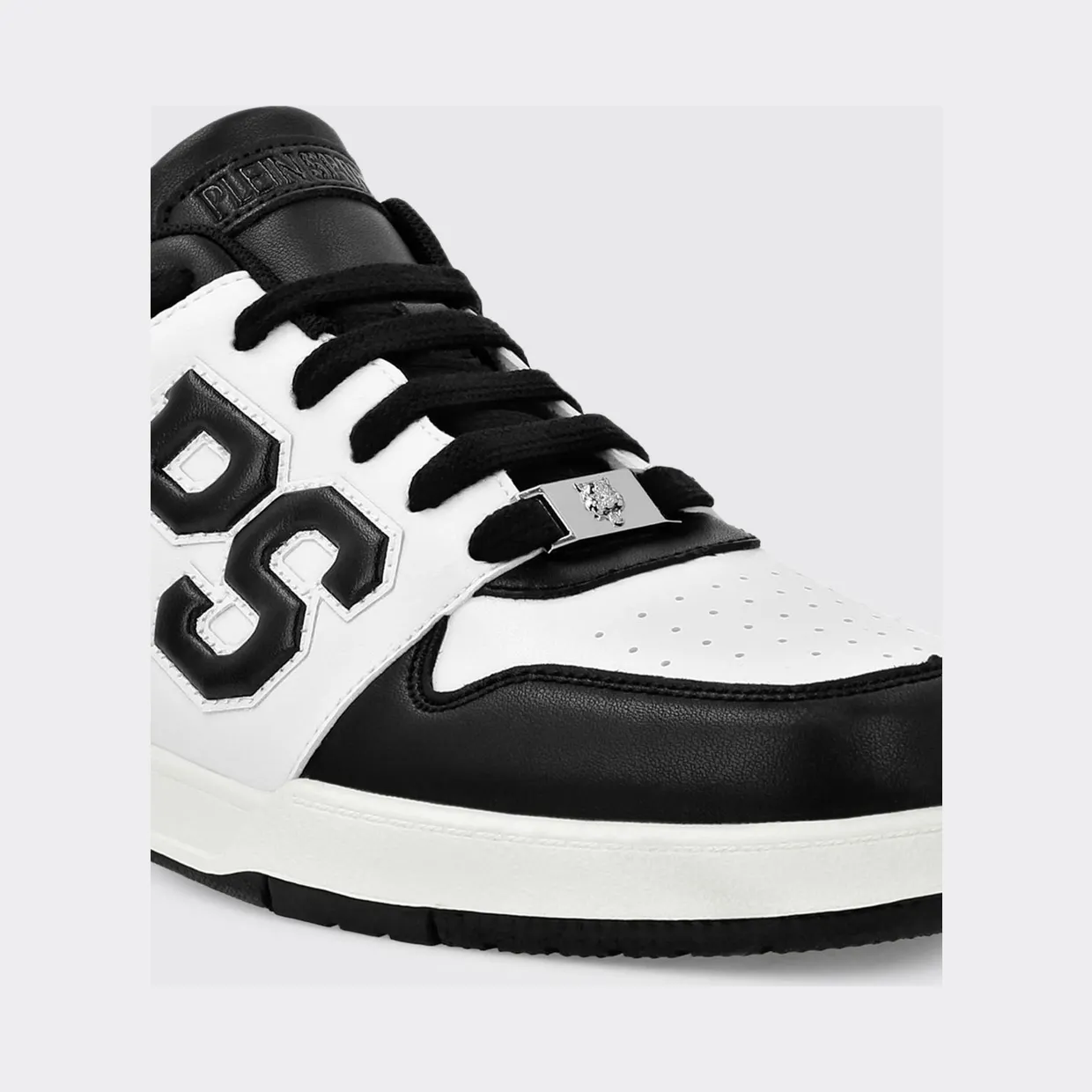 Plein Sport Leather Sneakers Black (SAESUSC0737STE003N02) (3)