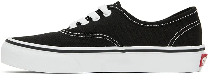 Vans Kids Black Authentic Little Kids (VN000WWX6BT1)
