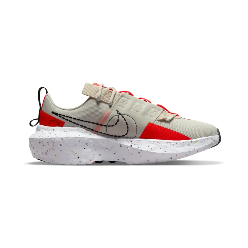 Nike Crater Impact Grey “Light Bone / Bright Crimson / Orange / Black” (CW2386-003)