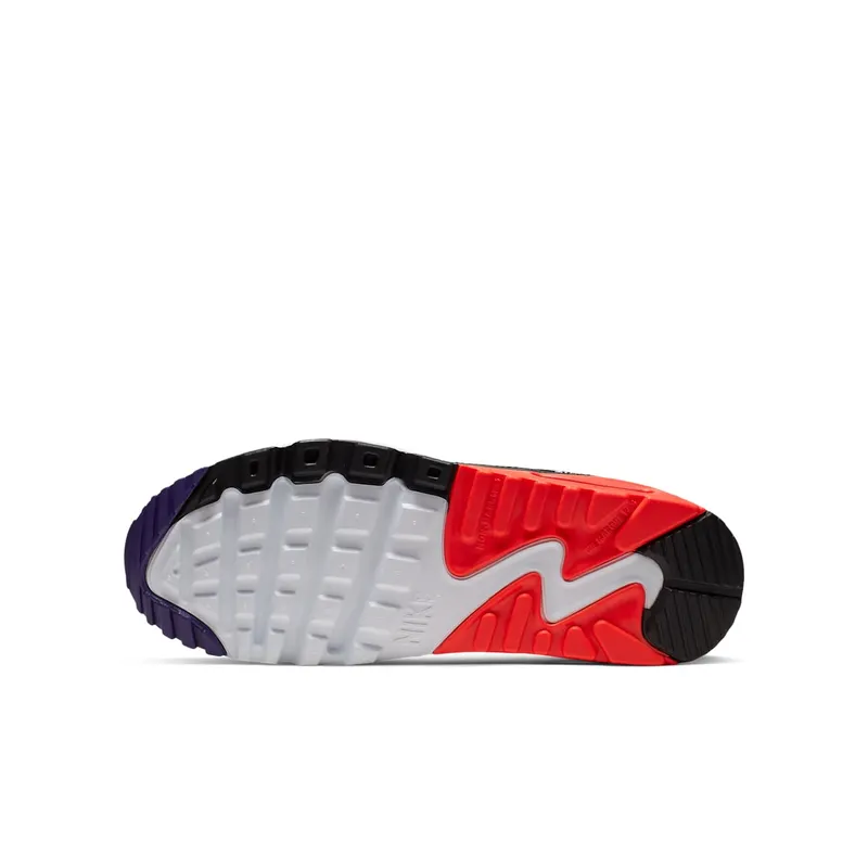 Nike Air Max 90 LTR White Crimson (GS) White/Crimson/Black (833412-117)