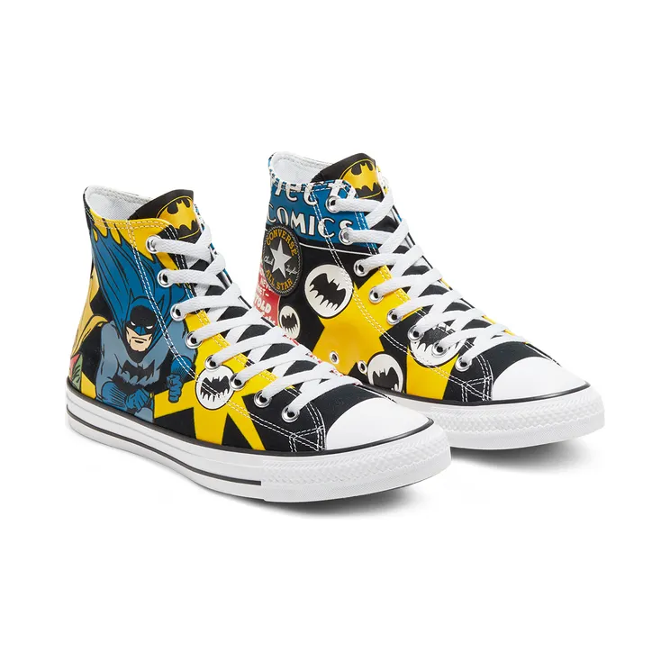Converse Converse x Batman Chuck Taylor All Star High Top Black/white/lemon Chrome (167304C)