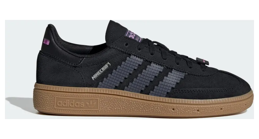 Adidas Handball Spezial x Minecraft Sneakers Kids Core Black / Grey / Gum (JP7995)