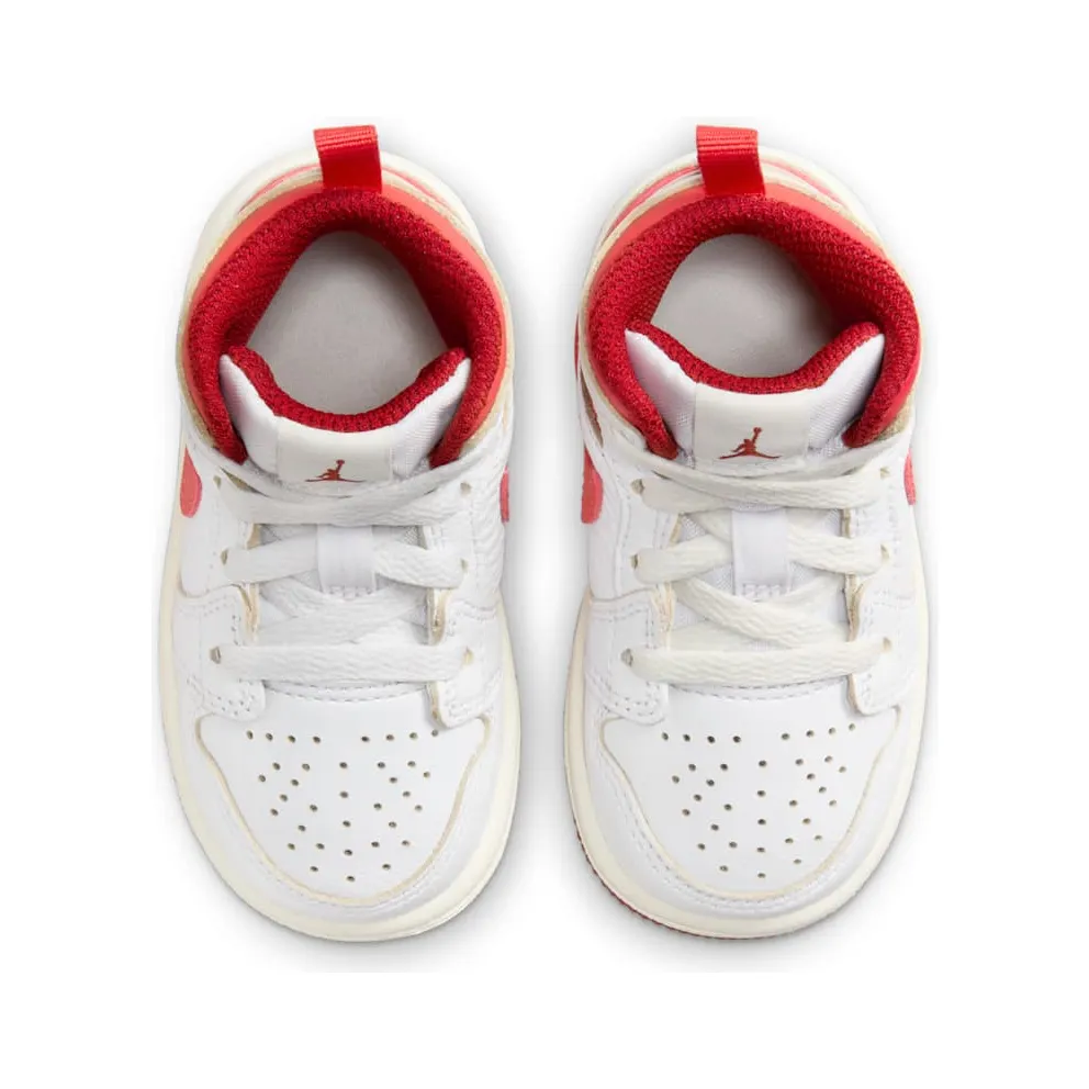 Air Jordan 1 Mid SE TD “White Dune Red” (FJ3466-160)