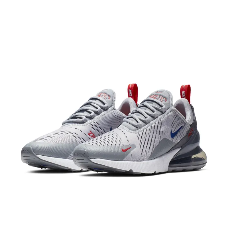 Nike Air Max 270 Grey Royal Red Wolf Grey/Game Royal-University Red (CD7338-001)