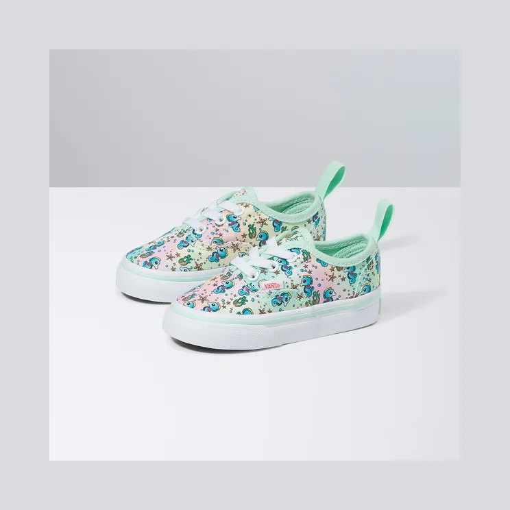 Vans Authentic Elastic Lace TD “Rainbow Seahorse” (VN0A4BUYZQP)