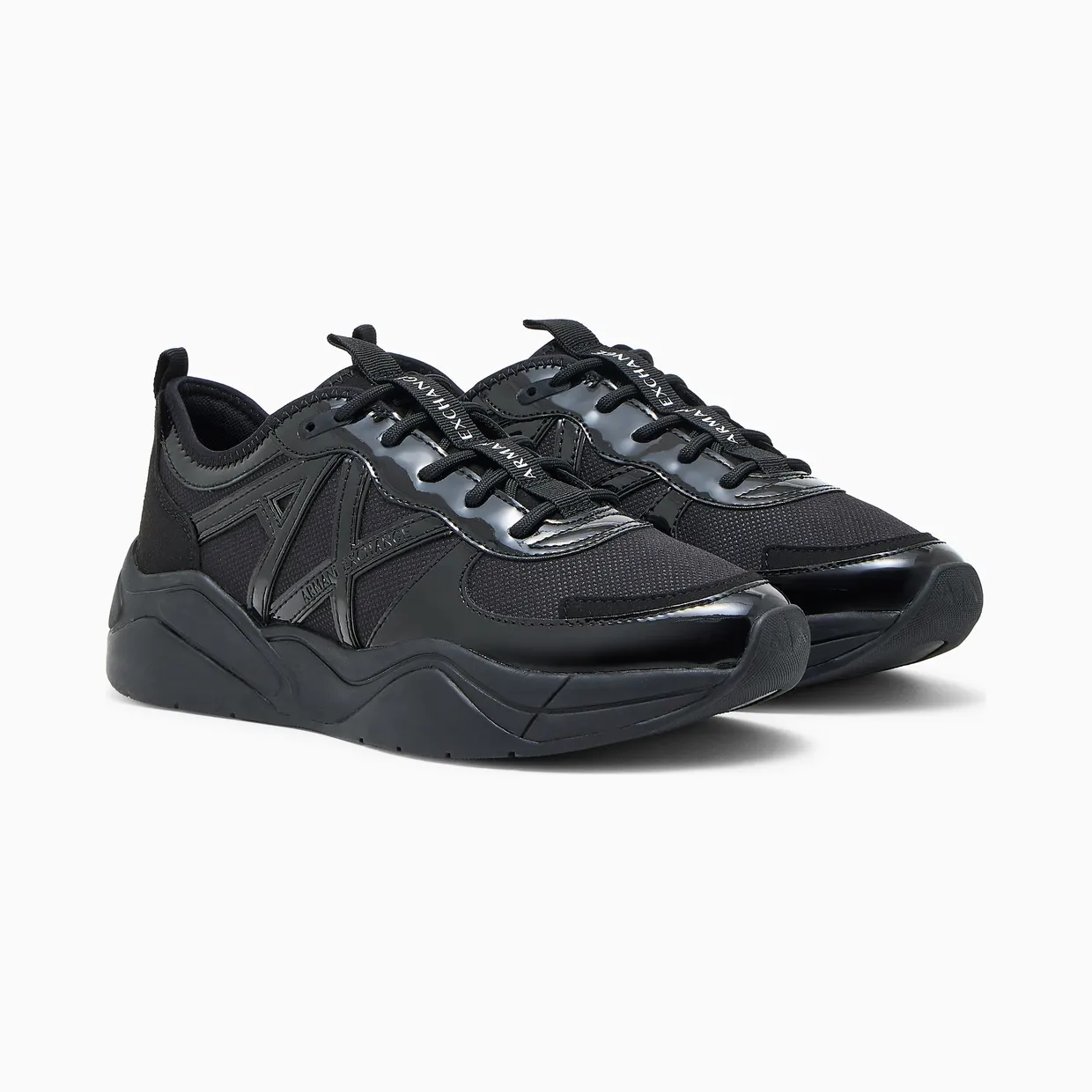 Armani Mesh With Patent And Microsuede Details (XDX039-XV311-00002) (2)
