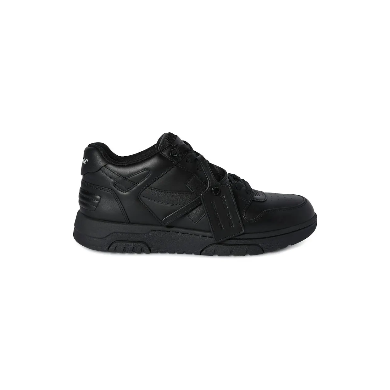 OFF-WHITE Out Of Office OOO Low Tops Triple Black (OMIA189C99LEA0131010)