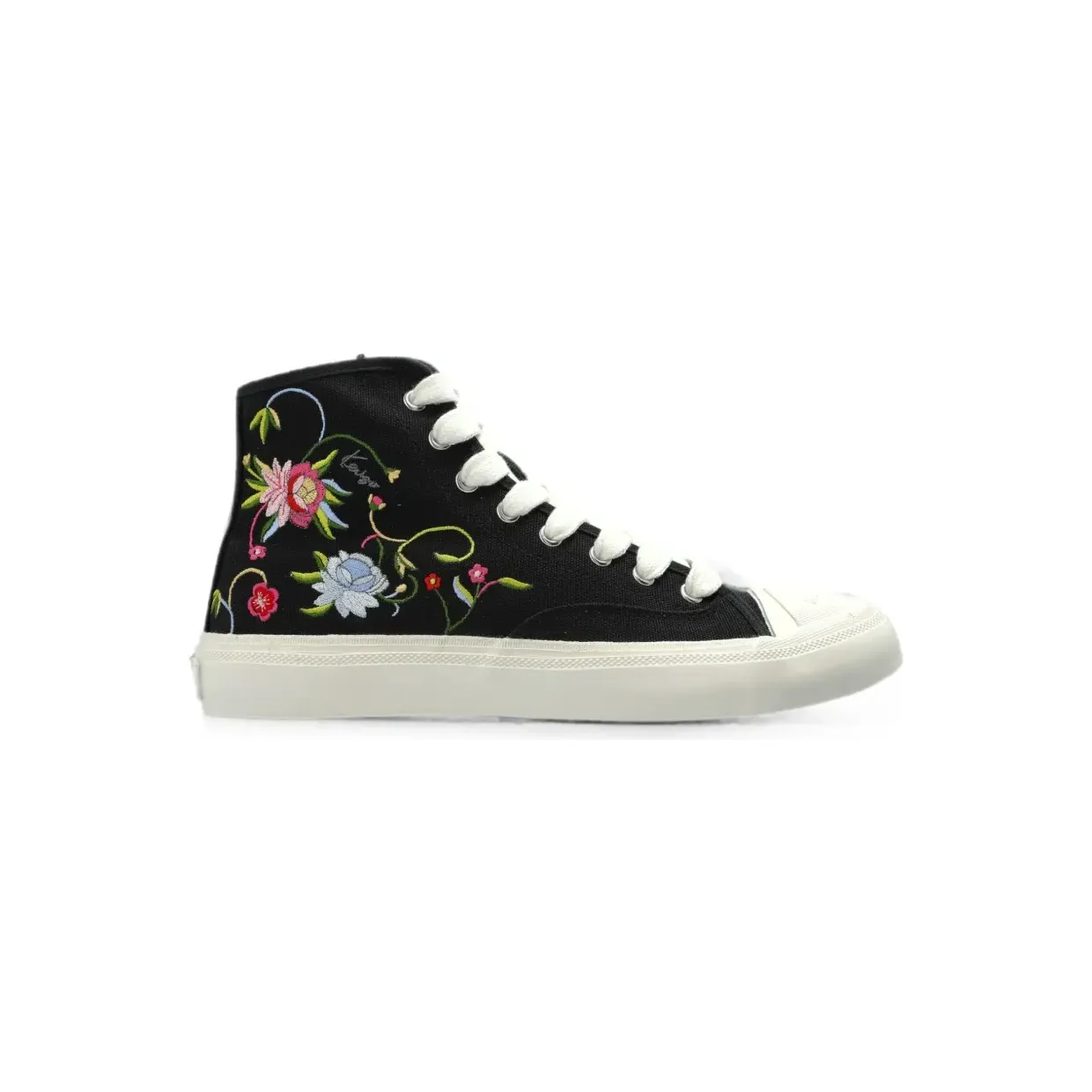 Kenzo Hoshi High mit Blumenstickerei “Black” (FG62SN026F77)