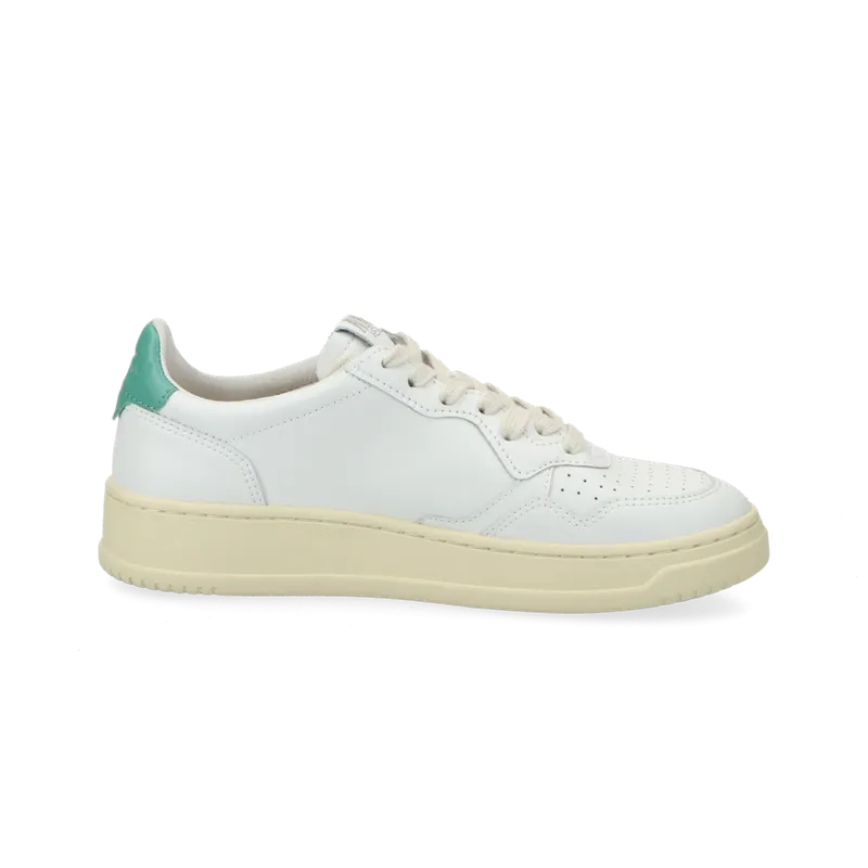Autry Medalist Low W (leat / leat / white / malachite) – AULWLL56
