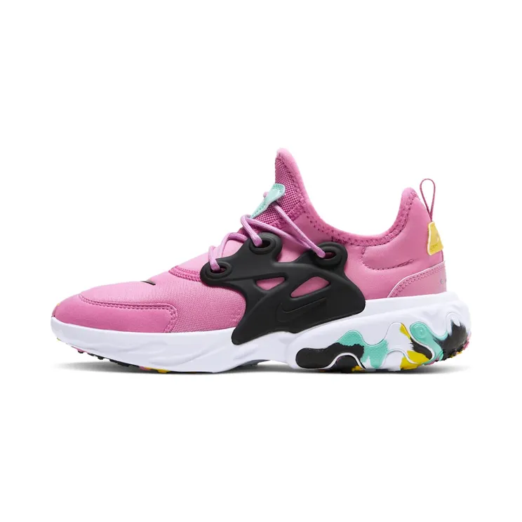Nike React Presto MC (GS) Cosmic Fuchsia Camo “Cosmic Fuchsia / Emerald Rise / Speed Yellow / Black” (CD8138-600)