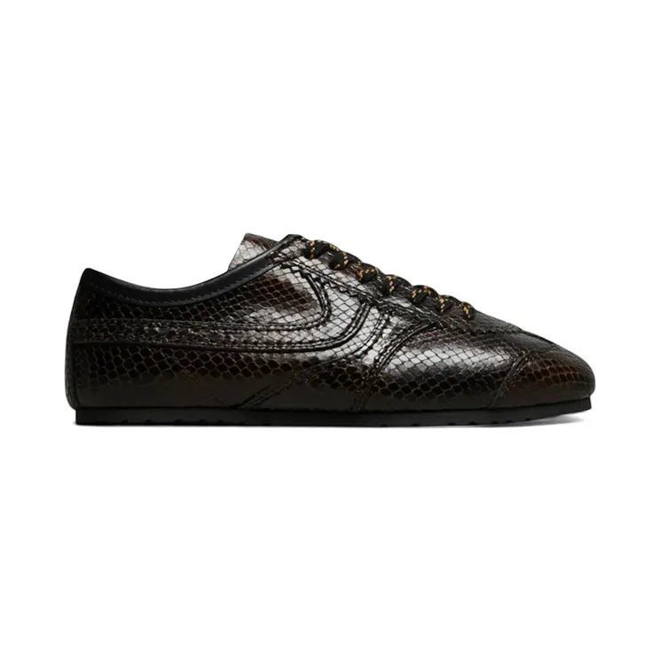 Dries Van Noten Capsule Sneakers Snake Embossed Dark Brown (252-011721-350-704)