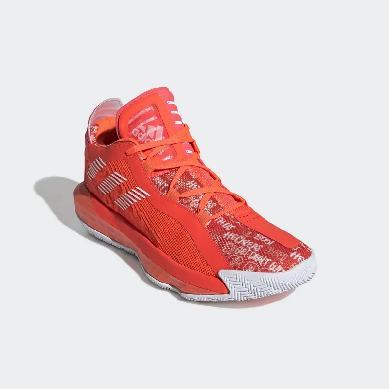 adidas Dame 6 Solar Red White Solar Red/Cloud White/Solar Red (FU6808)