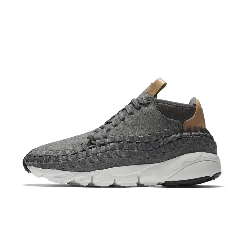 Nike Air Footscape Woven Chukka Light Grey Tan Wool (857874-002)