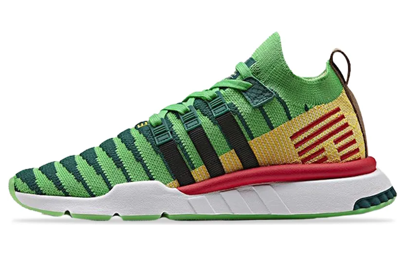 Adidas Dragon Ball Z x EQT Support Mid ADV Primeknit Shenron Collegiate Green/Core Black-Bold Gold (D97056)