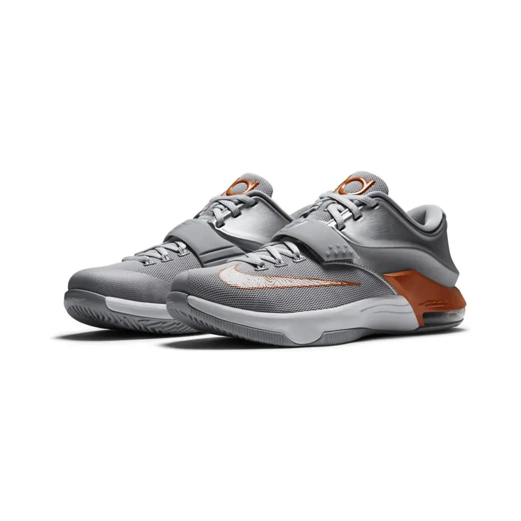 Nike KD 7 ‘Wild West’ Metallic Silver/Urban Orange-Wolf Grey-Pure Platinum (653996-080)