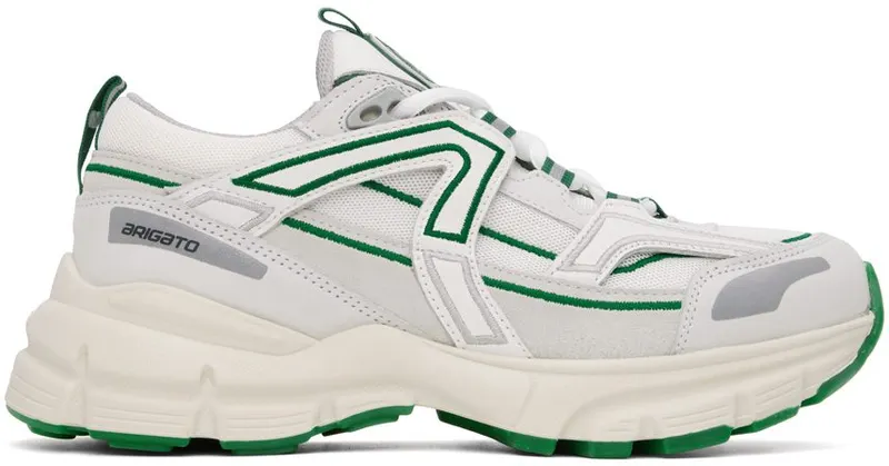 Axel Arigato White & Green Marathon R-Trail White/Green (F0568005)