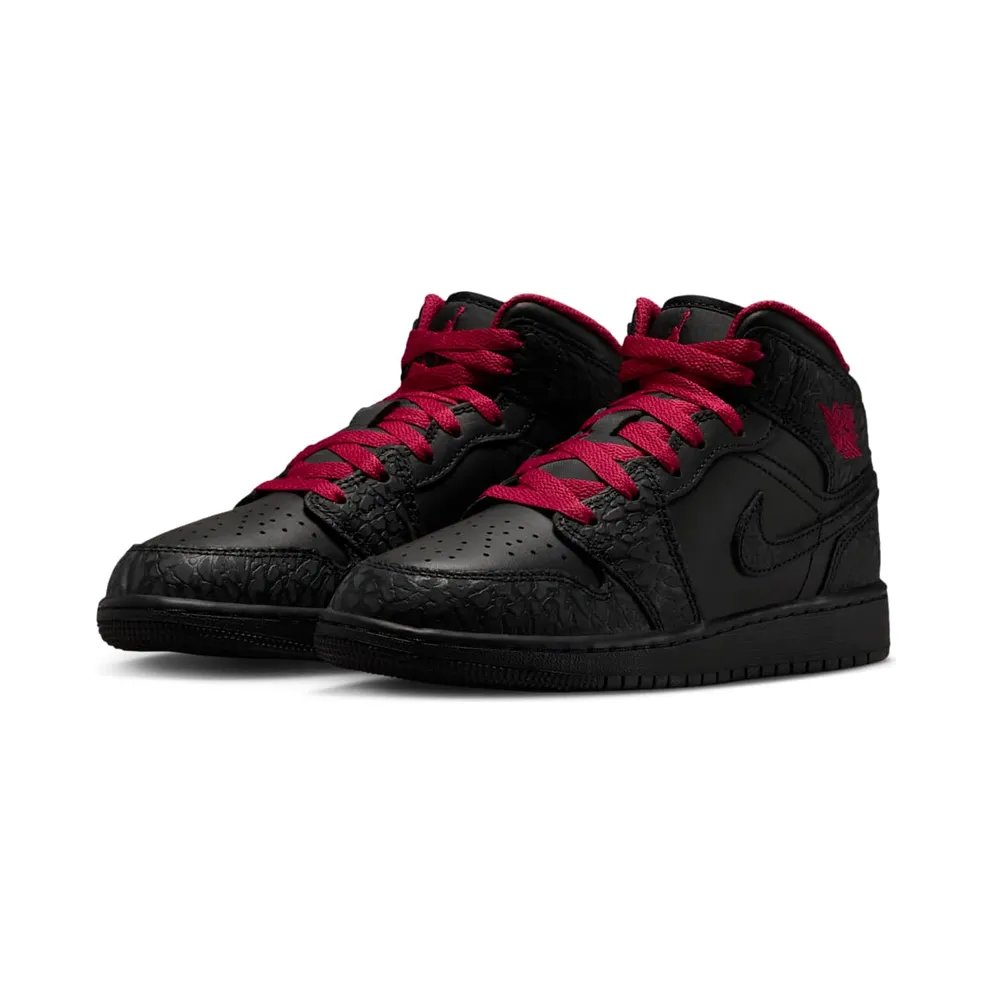 Nike Air Jordan 1 Mid SE “Black / Tough Red” (IX3528-010)