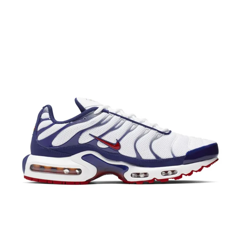 Nike Air Max Plus White Red Blue White/Gym Red (CJ9928-100)