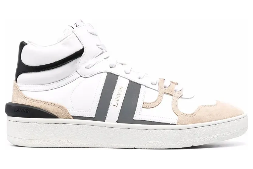 Lanvin Clay High-Top-Sneakers “White” (FMSKDK01REFLH21)