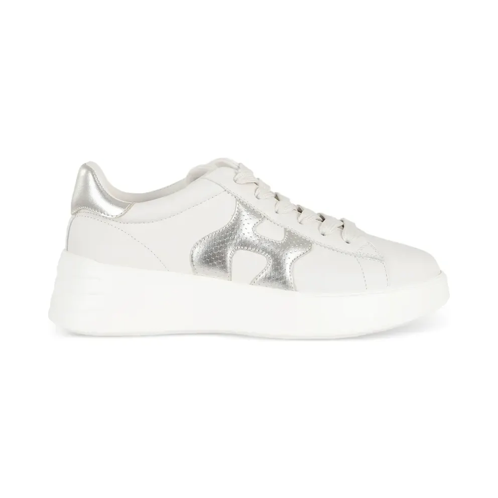 Hogan Rebel sneakers met geperforeerd logo – Weiß (HXW5620DN6PNCS)