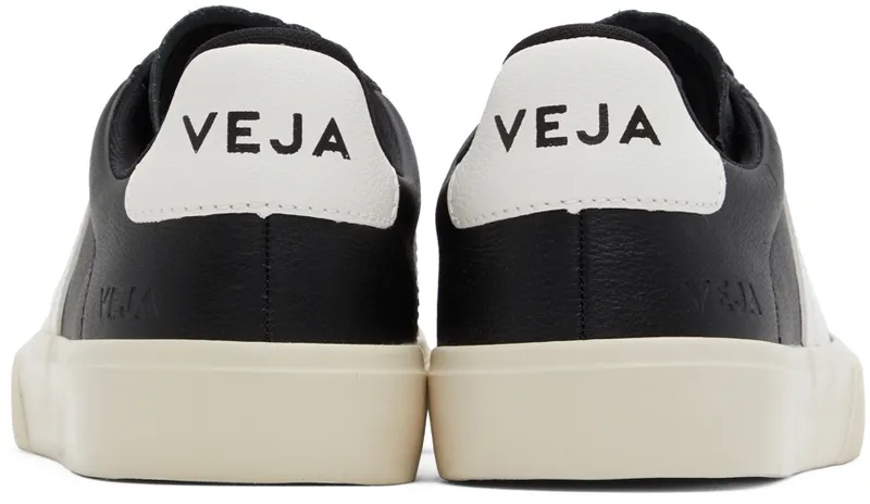 Veja Black & White Leather Campo (CP0501215)