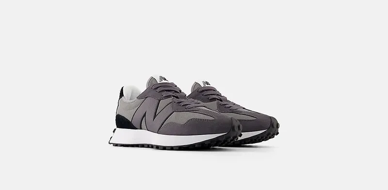 New Balance 327 Black Grey Castlerock (U327MD)