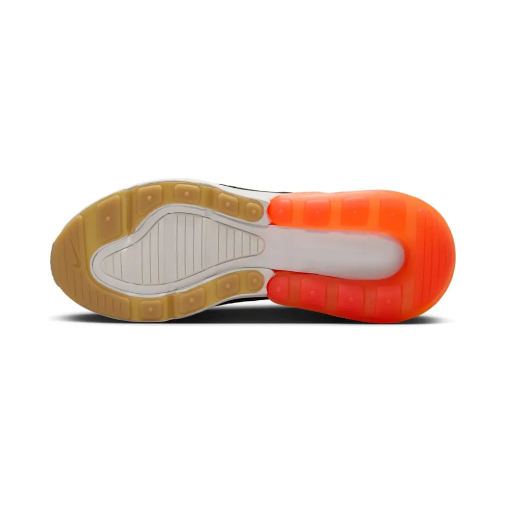 Nike AIR MAX 270 GS “Black Total Orange Bright Crimson” (943345-037)