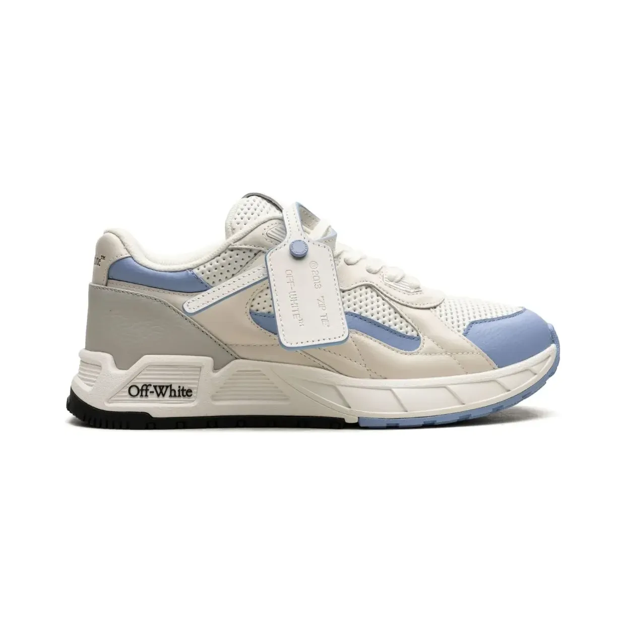 Off-White Kick Off leren sneakers – Beige (OMIA289F23LEA0010140)