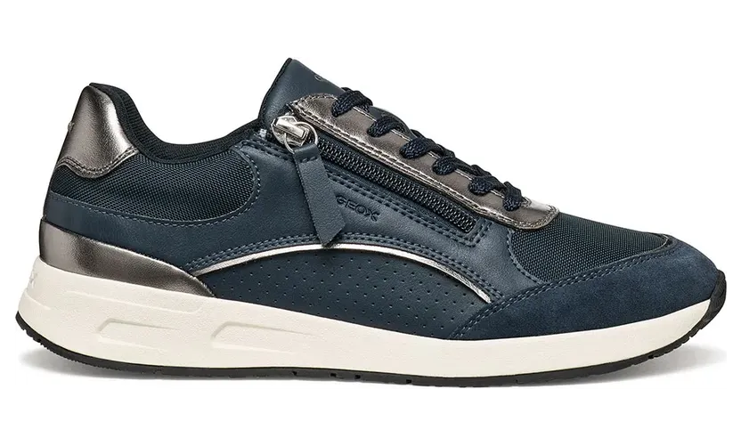Geox sneaker Marineblauw/Zilver (D65NQB054AC-C0673)