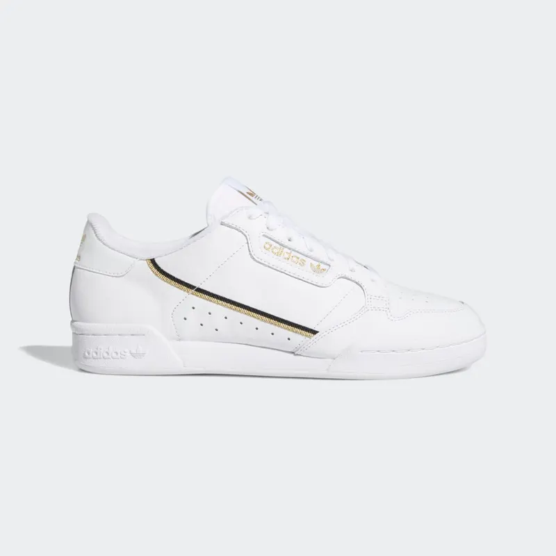 Adidas Continental 80 ‘Gold Metallic’ Cloud White/Core Black/Gold Metallic (EG5663)
