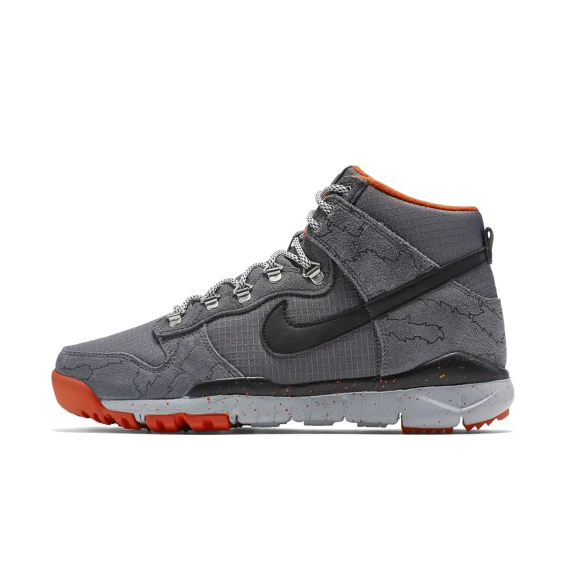 Nike SB Dunk High R/R Poler Dark Grey/University Orange-Black-White (806335-008)