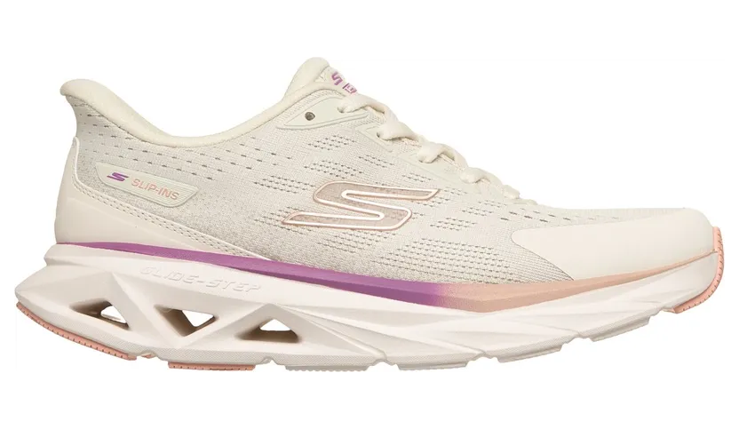 Skechers Slip-ins: Glide-Step Vortex Sneaker Natuurlijk