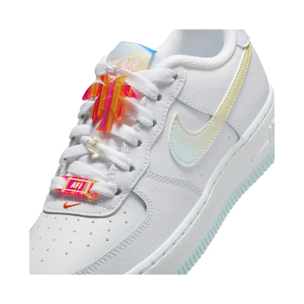 Nike Air Force 1 Low LV8 GS “White Glacier Blue Multi-Color” (IB8890-191)