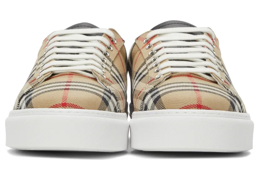 Burberry Leather Archive Low Sneakers (8043927) (2)