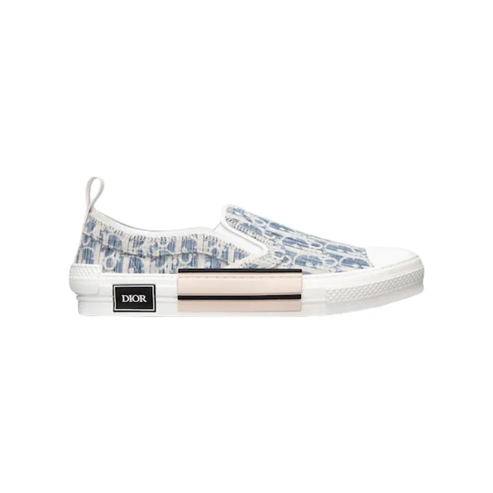 Dior B23 Low Blue Oblique Kasuri Jacquard (3SN262ZLA_H560)