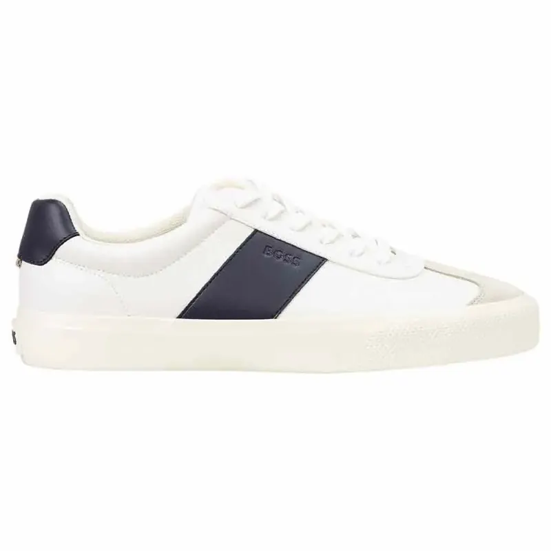 Boss – Leren details – Men – Shoes – White (50557852-140)
