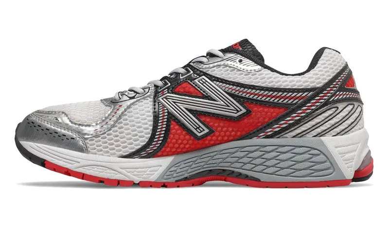 New Balance 860v2 White Silver Red (ML860XA)