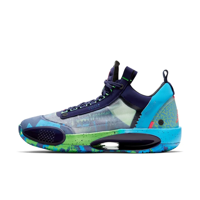 Jordan  XXXIV Low Regency Purple Regency Purple/Rage Green-Persian Violet-Flash Crimson (CZ7747-500)