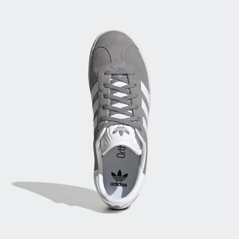 Adidas Gazelle Grey Three / Cloud White / Gold Metallic (FW0716)